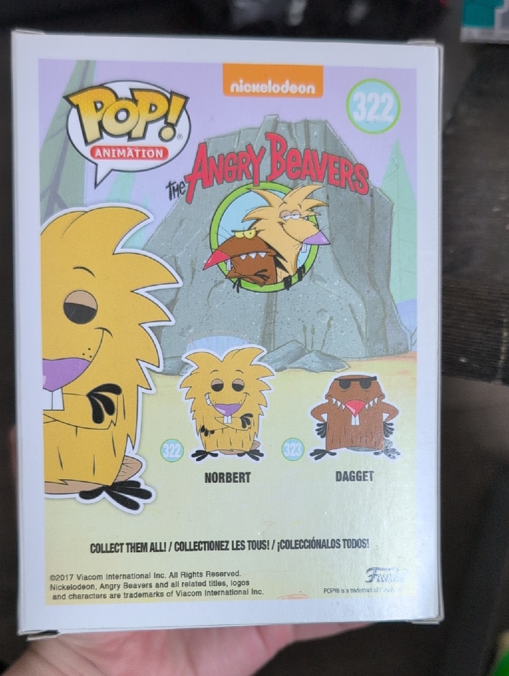 Funko Pop! Animation The Angry Beavers Norbert & Dagget Yellow Brown Purple